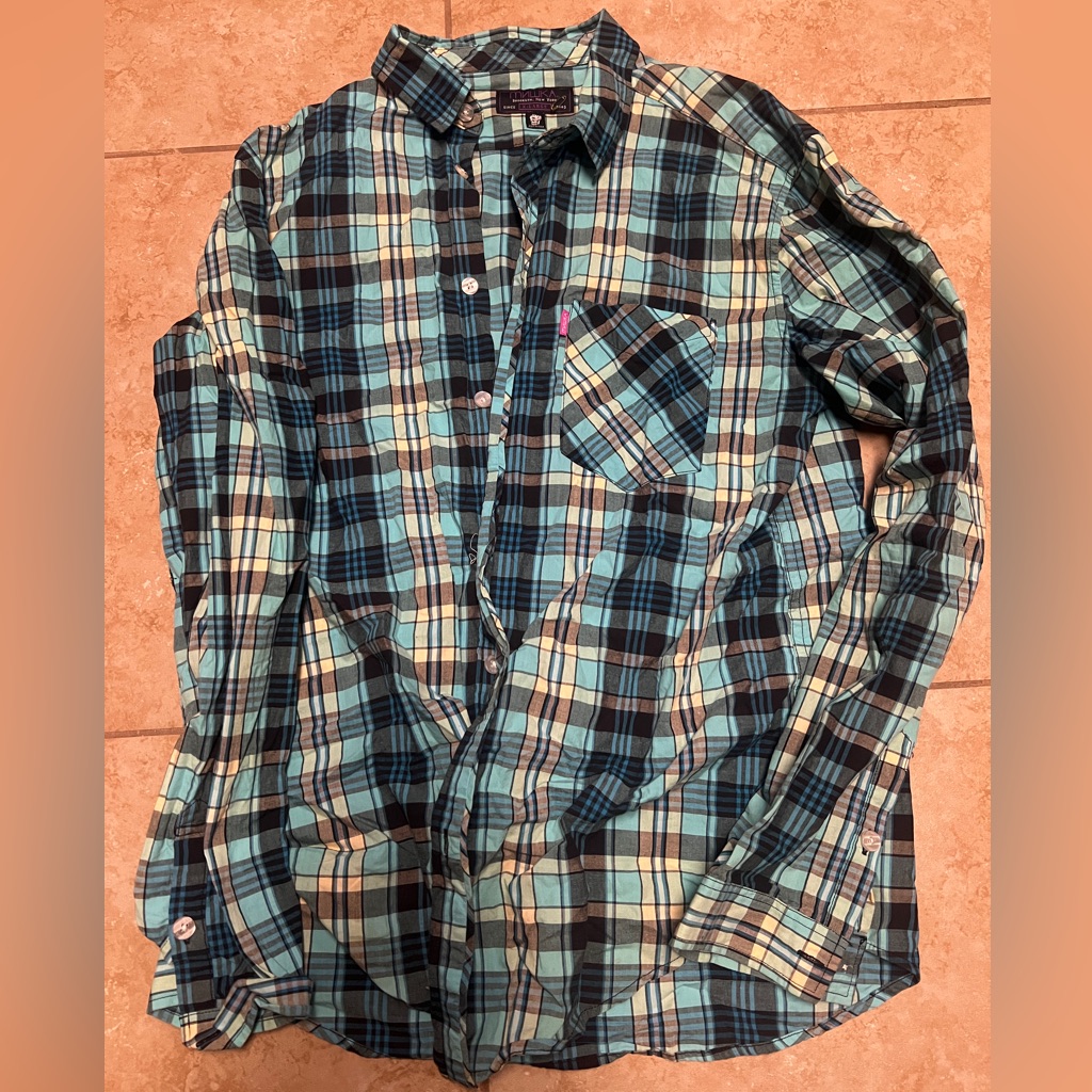 Mishka Plaid Button Down Shirt